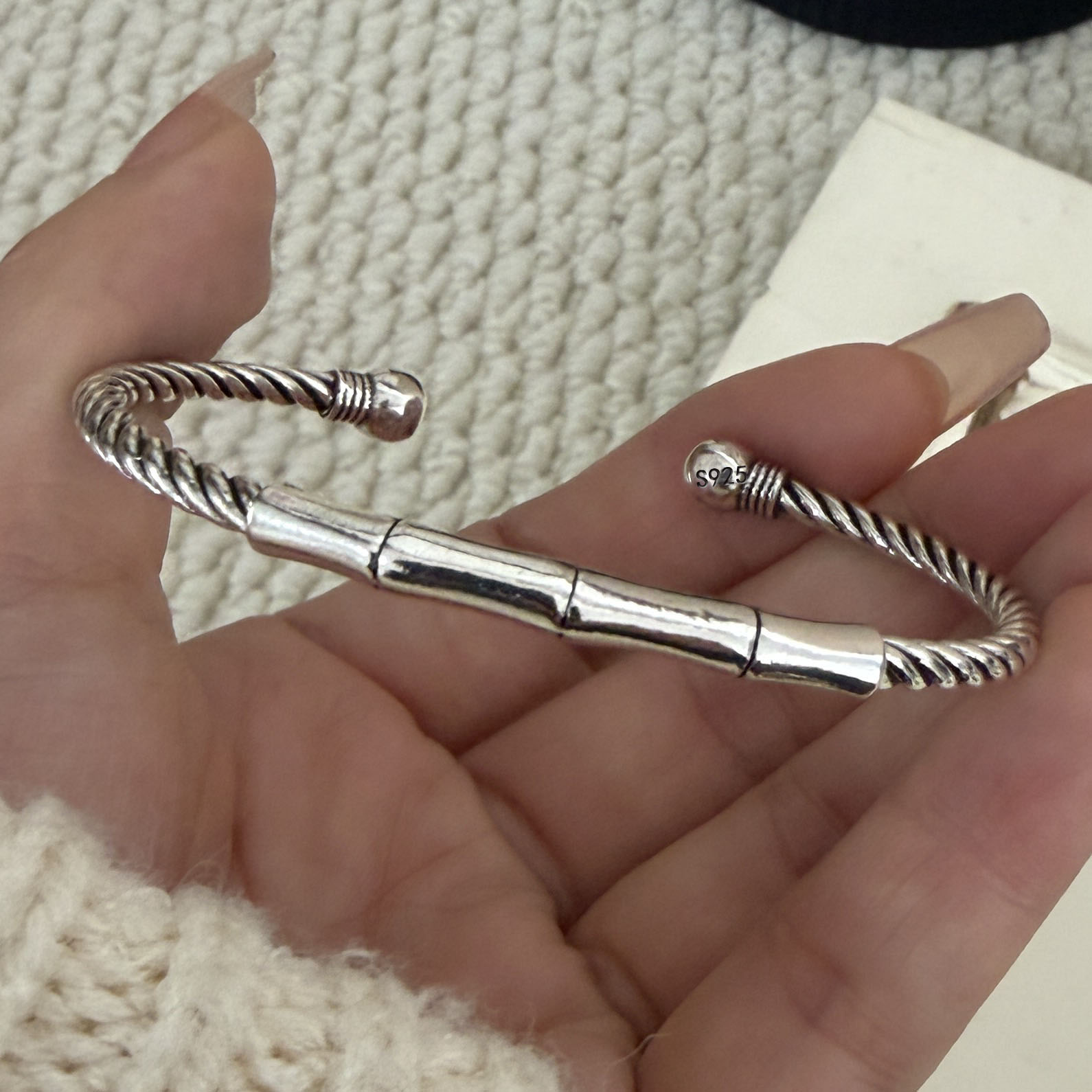 Men'S Accessories Trending - 925 Sterling Silber Armbänder für Damen