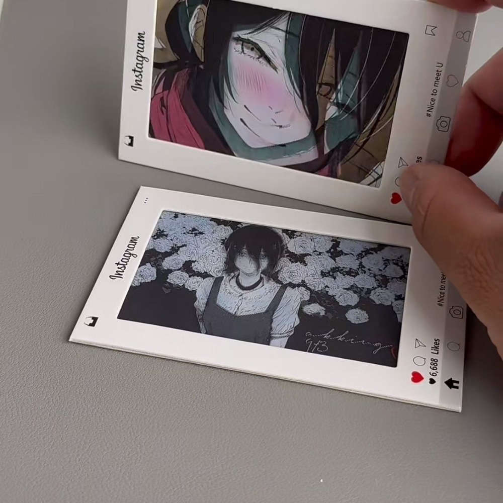 Men'S Accessories Instagram - Chainsaw Man Reze Instagram-Style Transparente Fotokarte