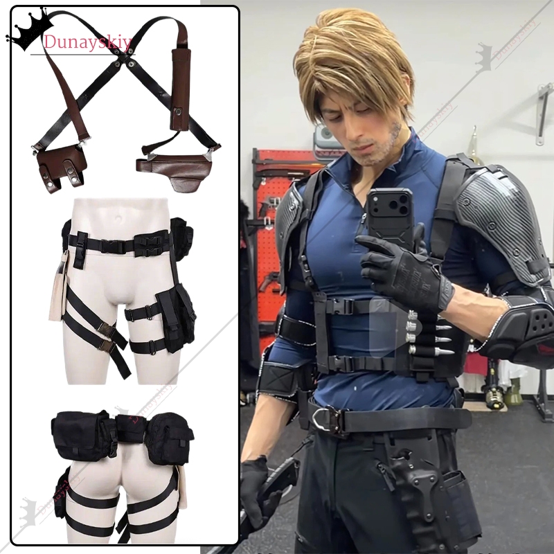 Men Accessories Korea - Fantasia Leon Scott Cosplay Kostüme Gürtelholster
