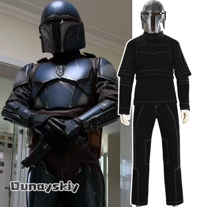 Men Accessories Korea - Din Djarin Cosplay-Kostüm Mandalore-Outfits mit Umhang