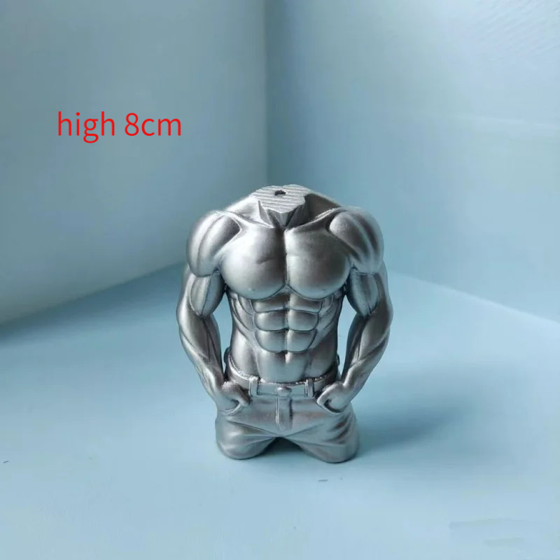 Men'S Accessories Instagram - 3D Dreidimensionaler Muskelmann Schlüsselanhänger Taschenanhänger Dopamin