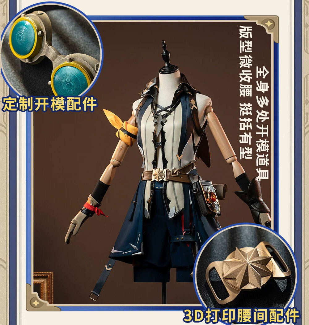 Bennet Adventurer Cosplay-Kost – Men Accessories For Suit Bewertung und Preis