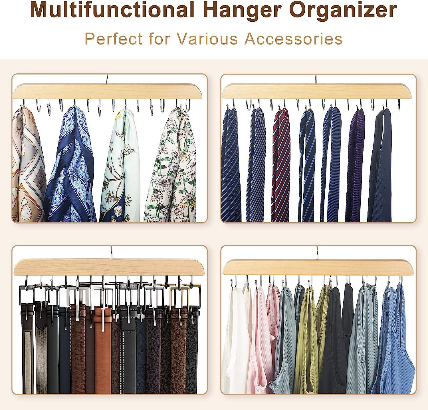 Holz Gürtel Rack Frauen Lageru – Men'S Accessories Wardrobe Bewertung und Preis