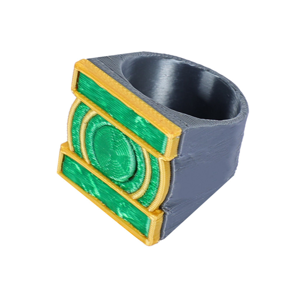 Grün-Goldene Fingerringe für E – Men Accessories Jordan Bewertung und Preis