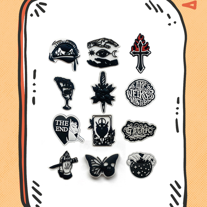 23 Stück Horror-Halloween-Schu – Men'S Accessories Crocs Bewertung und Preis