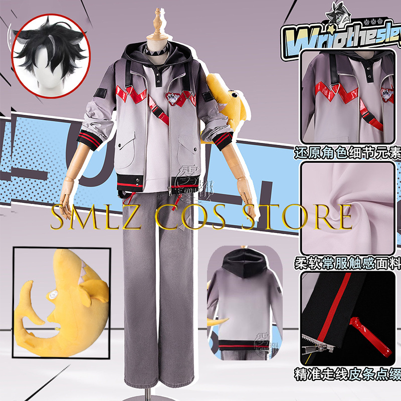 2026 Shark Wriothesley Cosplay – Men Accessories For Suit Bewertung und Preis